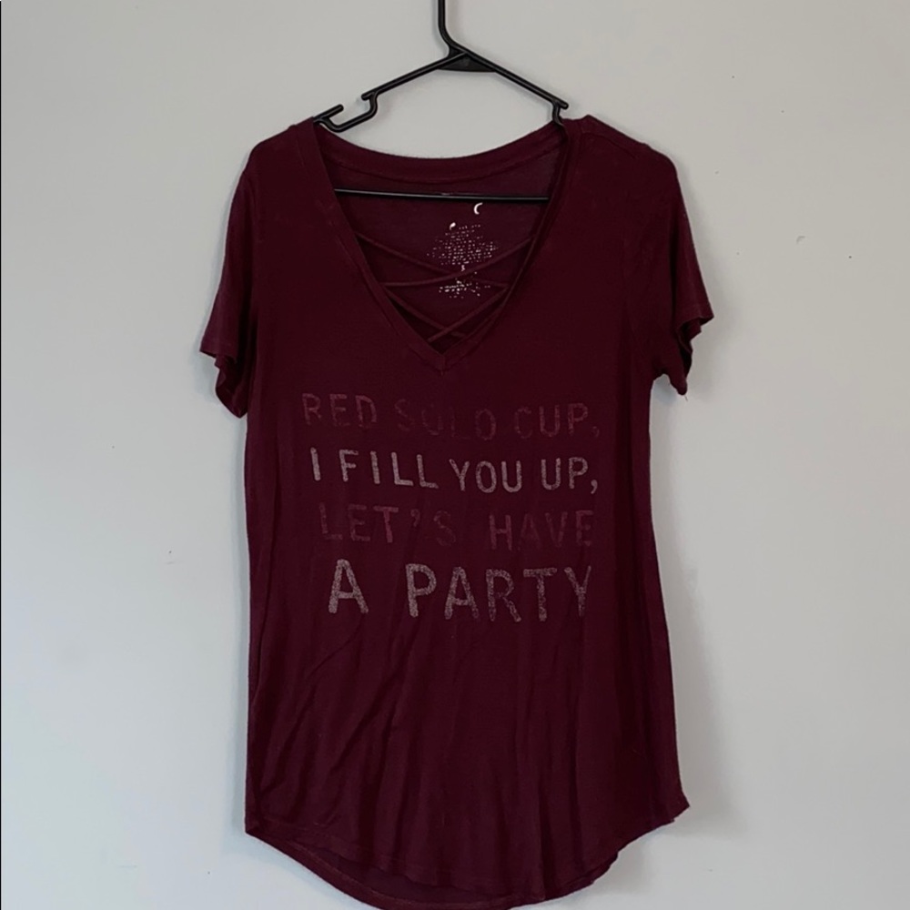 Red Solo Cup lyric Tee